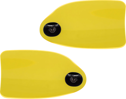 KLOCK WERKS Flare® Handguards - Harley-Davidson Cable Clutch - Yellow Ice KWS-01-0126-CC