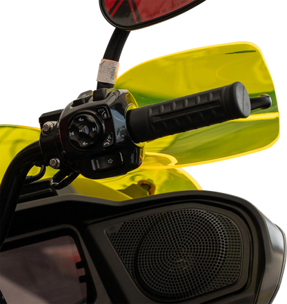 KLOCK WERKS Flare® Handguards - Harley-Davidson Cable Clutch - Yellow Ice KWS-01-0126-CC