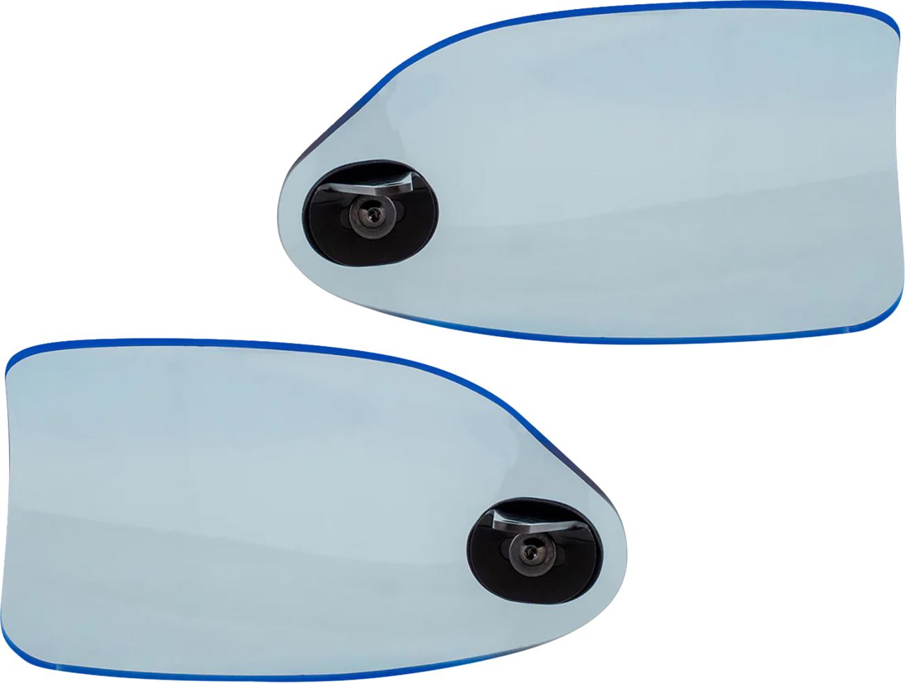 KLOCK WERKS Flare® Handguards - Harley-Davidson Hydraulic Clutch - Blue Ice KWS-01-0128-HC