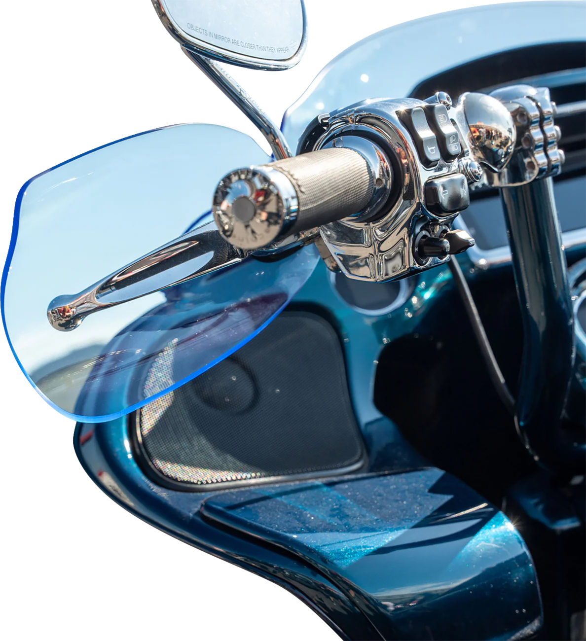 KLOCK WERKS Flare® Handguards - '23-'25 Harley-Davidson - Blue Ice KWS-01-0128-23