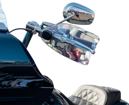 KLOCK WERKS Flare® Handguards - Harley-Davidson Hydraulic Clutch - Blue Ice KWS-01-0128-HC