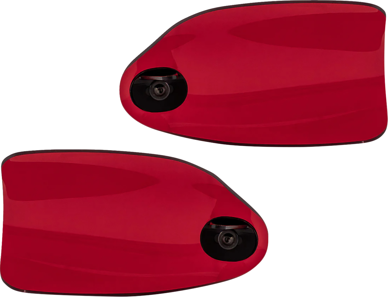 KLOCK WERKS Flare® Handguards - Harley-Davidson Hydraulic Clutch - Red KWS-01-0129-HC