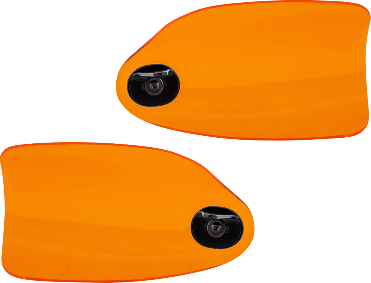 KLOCK WERKS Flare® Handguards - Harley-Davidson Cable Clutch - Orange KWS-01-0130-CC
