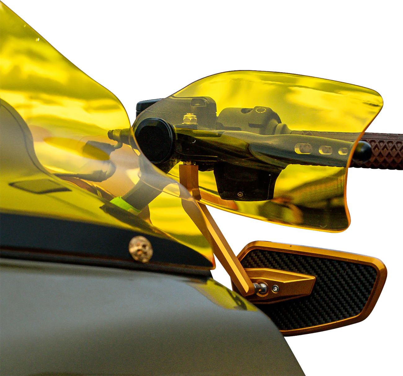 KLOCK WERKS Flare® Handguards - '23-'25 Harley-Davidson - Yellow KWS-01-0131-23