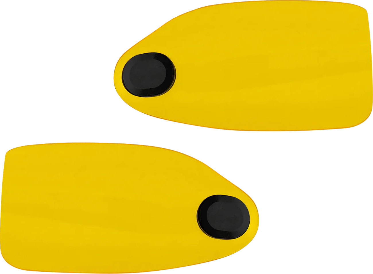KLOCK WERKS Flare® Handguards - Harley-Davidson Cable Clutch - Yellow KWS-01-0131-CC