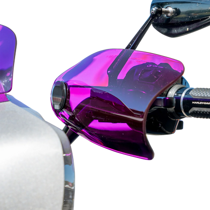 KLOCK WERKS Flare® Handguards - Harley-Davidson Hydraulic Clutch - Purple KWS-01-0134-HC