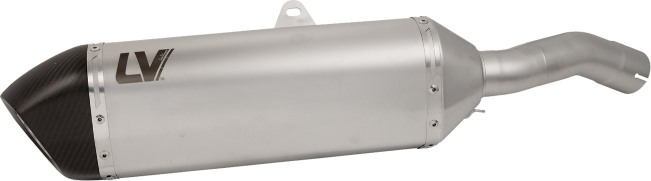 LEOVINCE LV-14 Slip-On Muffler - Stainless Steel - BMW F750/800/850/900GS 15610U