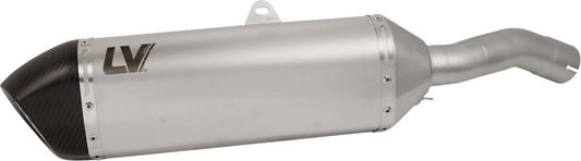 LEOVINCE LV-14 Slip-On Muffler - Stainless Steel - BMW F750/800/850/900GS 15610U