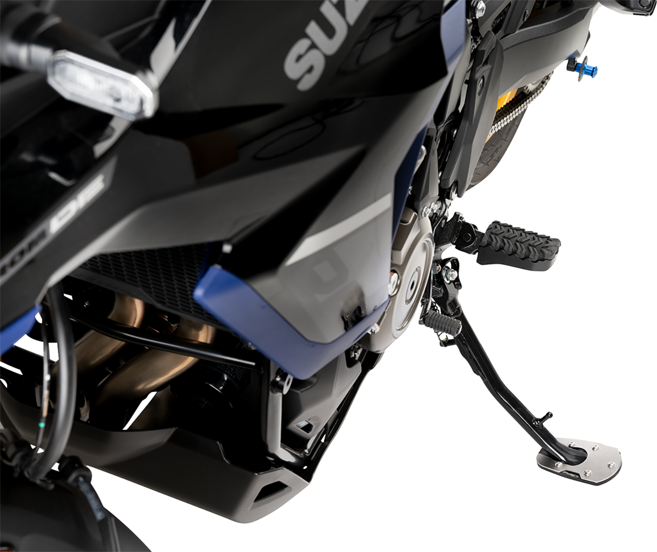 PUIG HI-TECH PARTS Kickstand Pad Extension - Suzuki - GS/V-Strom 20408N