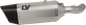 LEOVINCE LV-14 R Slip-On Muffler - Titanium - Kawasaki Z 900 15605TU