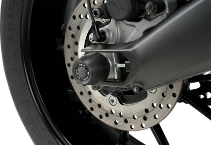 PUIG HI-TECH PARTS Axle Sliders - Rear - Black - Pair - Yamaha 20145N