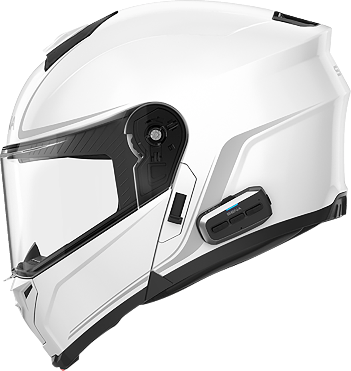 SENA Outrush 2 Mesh Modular Helmet - Gloss White - Small OUTRUSH2-GW00S1