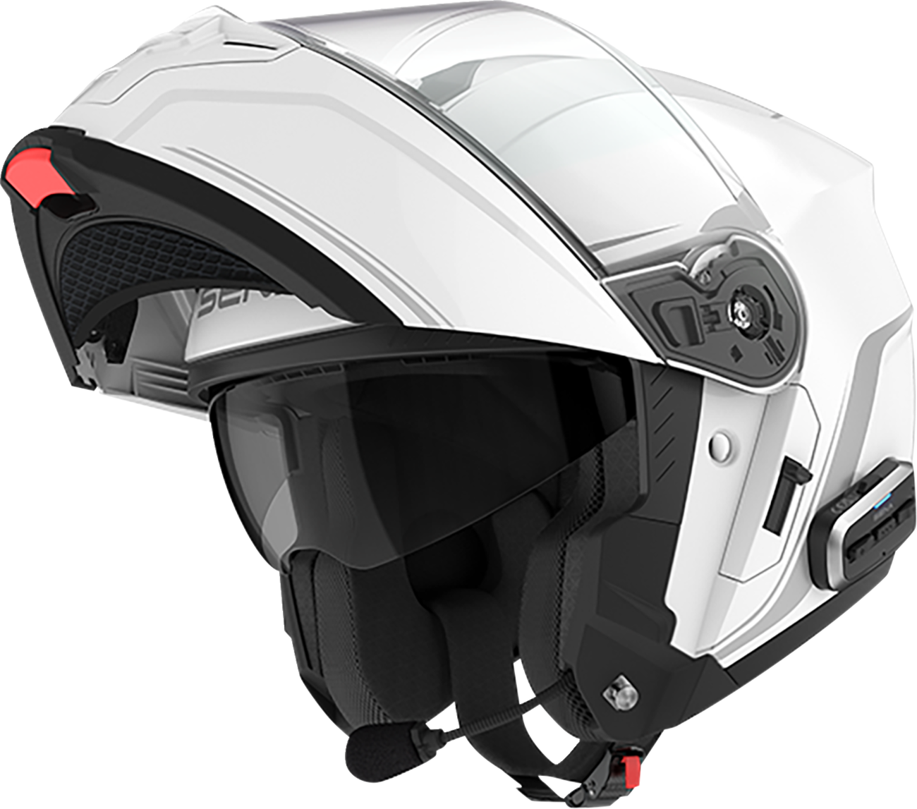 SENA Outrush 2 Mesh Modular Helmet - Gloss White - Small OUTRUSH2-GW00S1