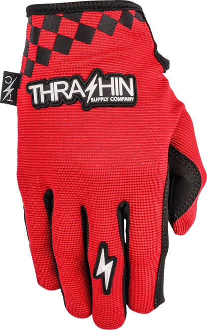 THRASHIN SUPPLY CO. Go Fast Stealth Gloves - Red - XL SV1-18-11