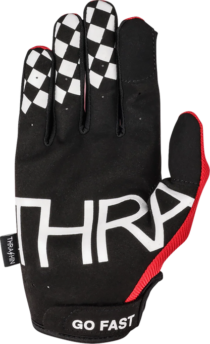 THRASHIN SUPPLY CO. Go Fast Stealth Gloves - Red - XL SV1-18-11