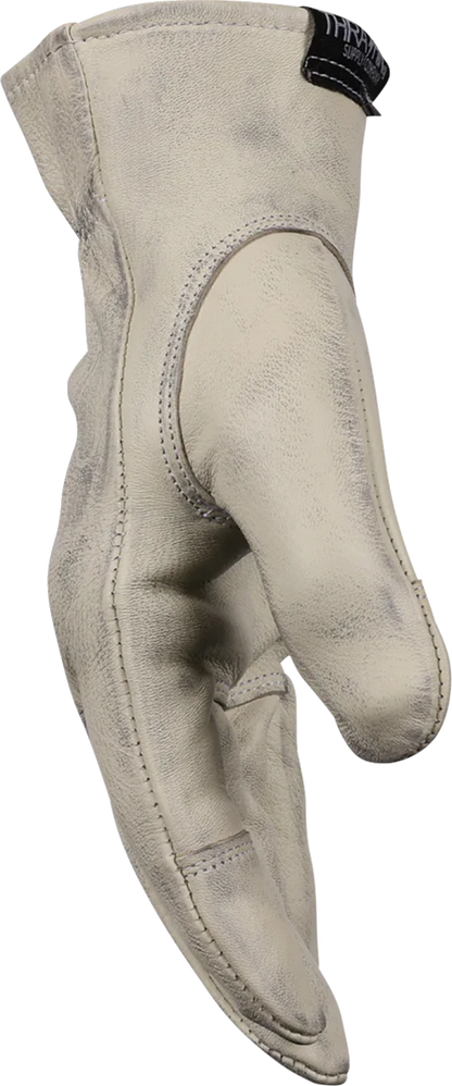 THRASHIN SUPPLY CO. Roper Leather Gloves - Bone White - XS TRG-00-07