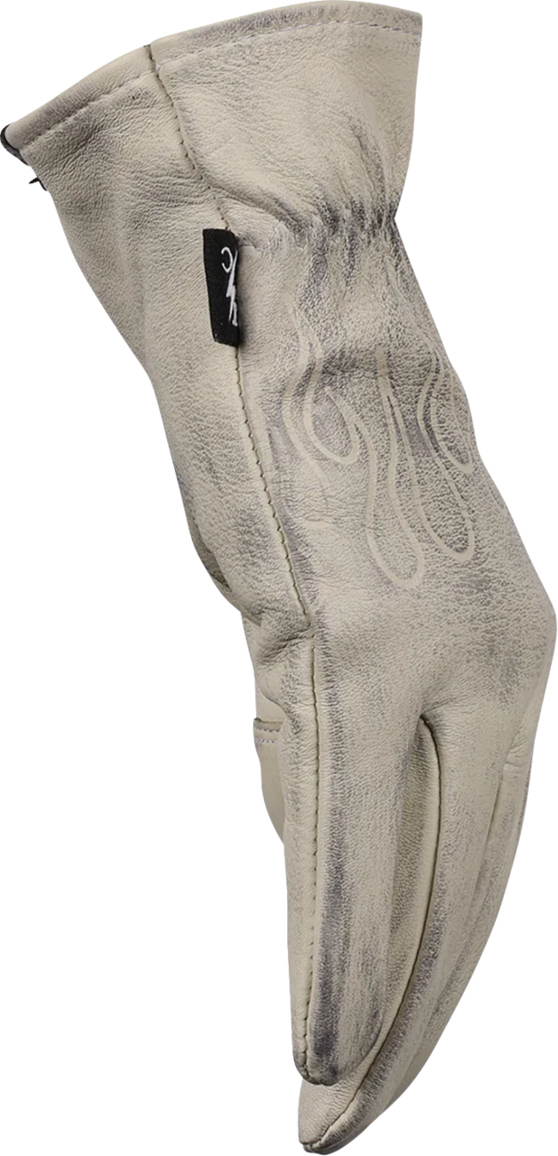 THRASHIN SUPPLY CO. Roper Leather Gloves - Bone White - 3XL TRG-00-13