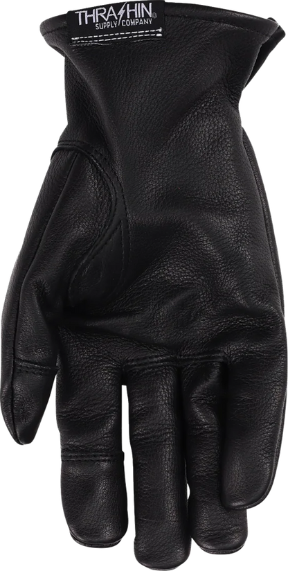 THRASHIN SUPPLY CO. Roper Leather Gloves - Black - 3XL TRG-01-13