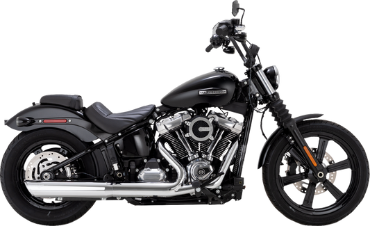 VANCE & HINES Twin Slash Slip-On Muffler - Chrome - Softail 16750