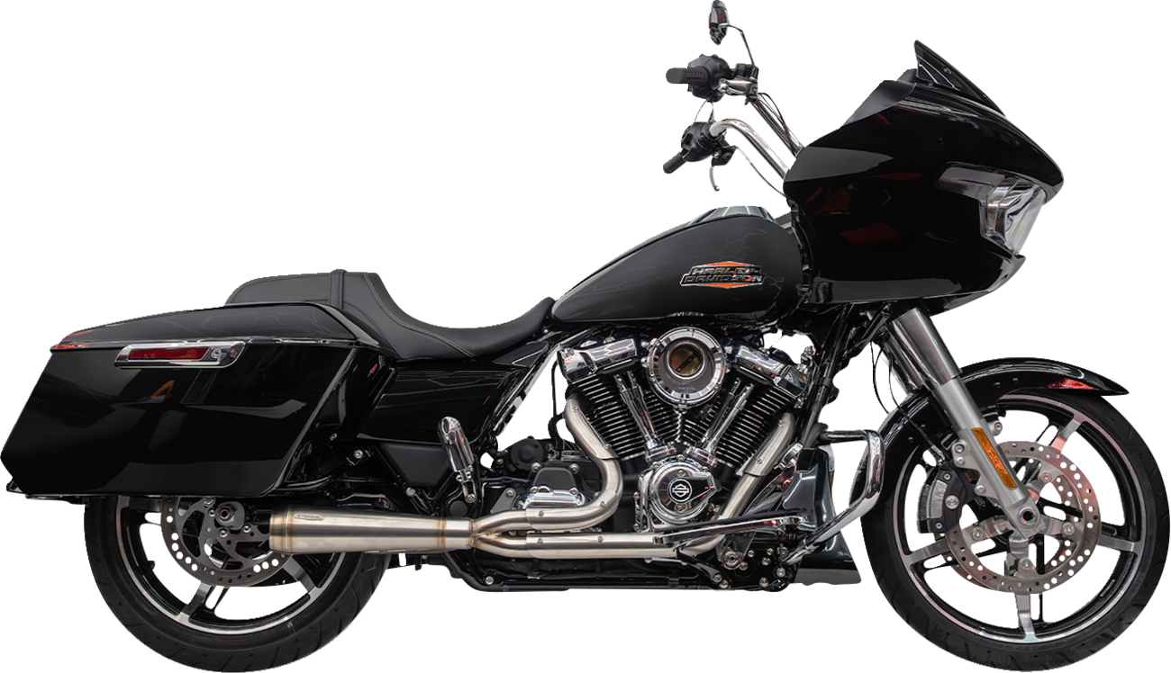 TRASK 2-into-1 Assault Exhaust System - Stainless Steel - Touring M8 TM-5011