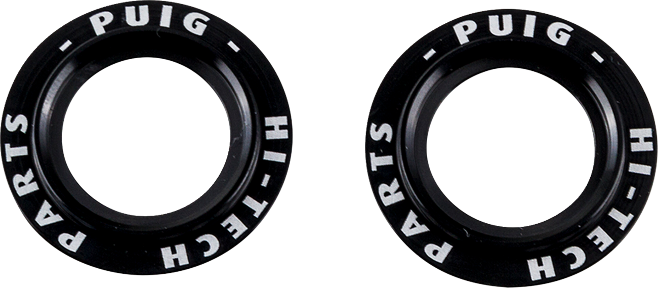PUIG HI-TECH PARTS Axle Slider Rings - Black - Set 20271N