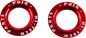 PUIG HI-TECH PARTS Axle Slider Rings - Red - Set 20271R