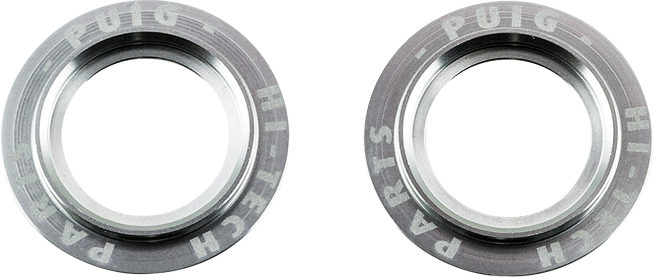 PUIG HI-TECH PARTS Axle Slider Rings - Silver - Set 20271P