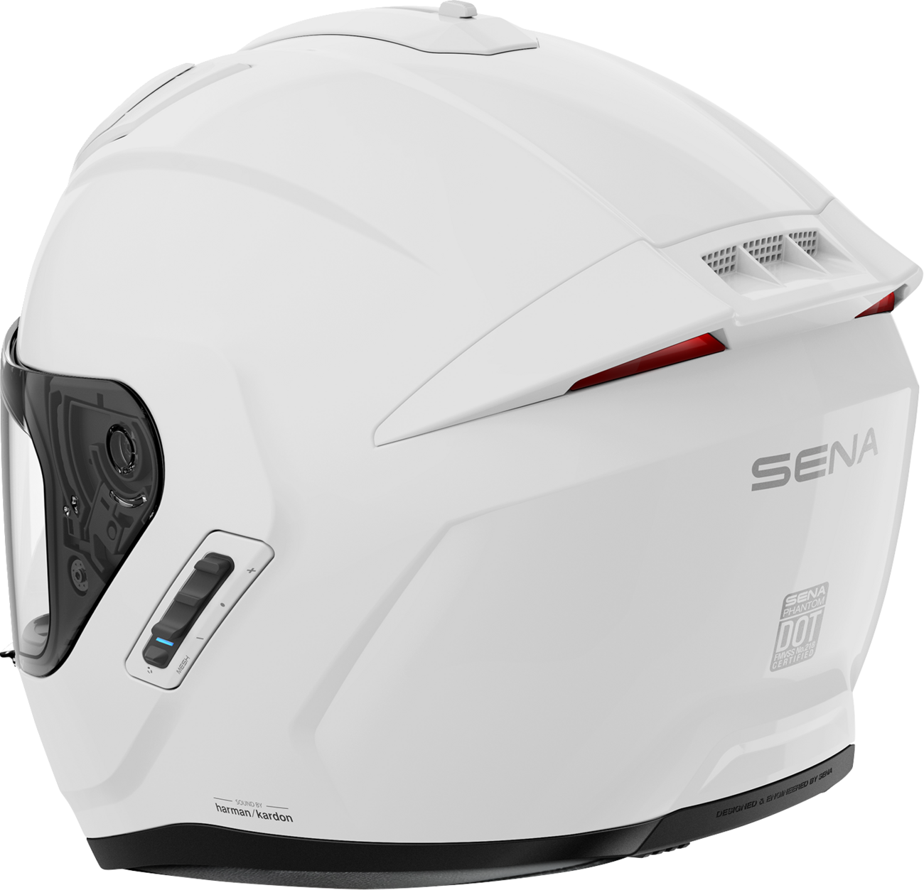 SENA Phantom ANC Helmet - Gloss White - XL PHANTOMANC-GW0XL3