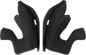 Z1R Youth Dirt Maxx Cheek Pads - Black - Large 0132-1967