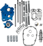 S&S CYCLE Cam Chest Kit - 496 Chain Drive Cam - Water Cooled - Chrome Pushtubes - M8 310-1384