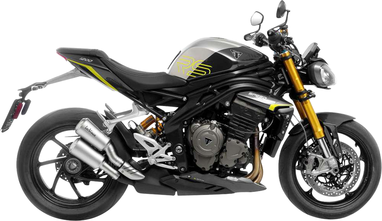 LEOVINCE LV-10 Slip-On Muffler - Triumph Speed Triple 1200 RR/RS/RX/SS 15271