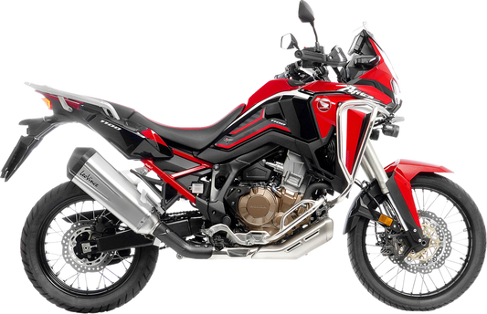 LEOVINCE LV-12 R Slip-On Muffler - Stainless Steel - Honda CRF1100 15311U