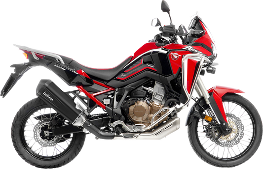 LEOVINCE LV-12 R Slip-On Muffler - Black - Honda CRF 1100 15311BU
