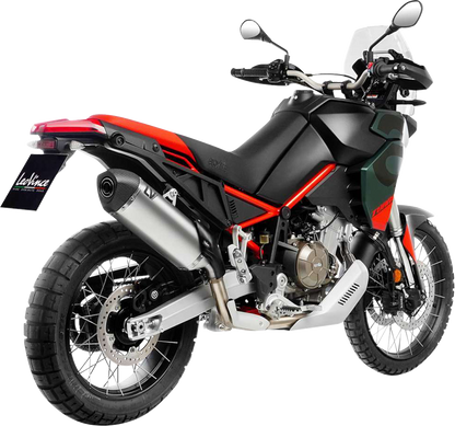 LEOVINCE LV-14 Slip-On Muffler - Stainless Steel - Aprilia Tuareg 660 15626U
