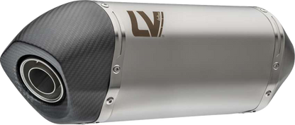 LEOVINCE LV-14 Slip-On Muffler - Stainless Steel - Aprilia Tuareg 660 15626U