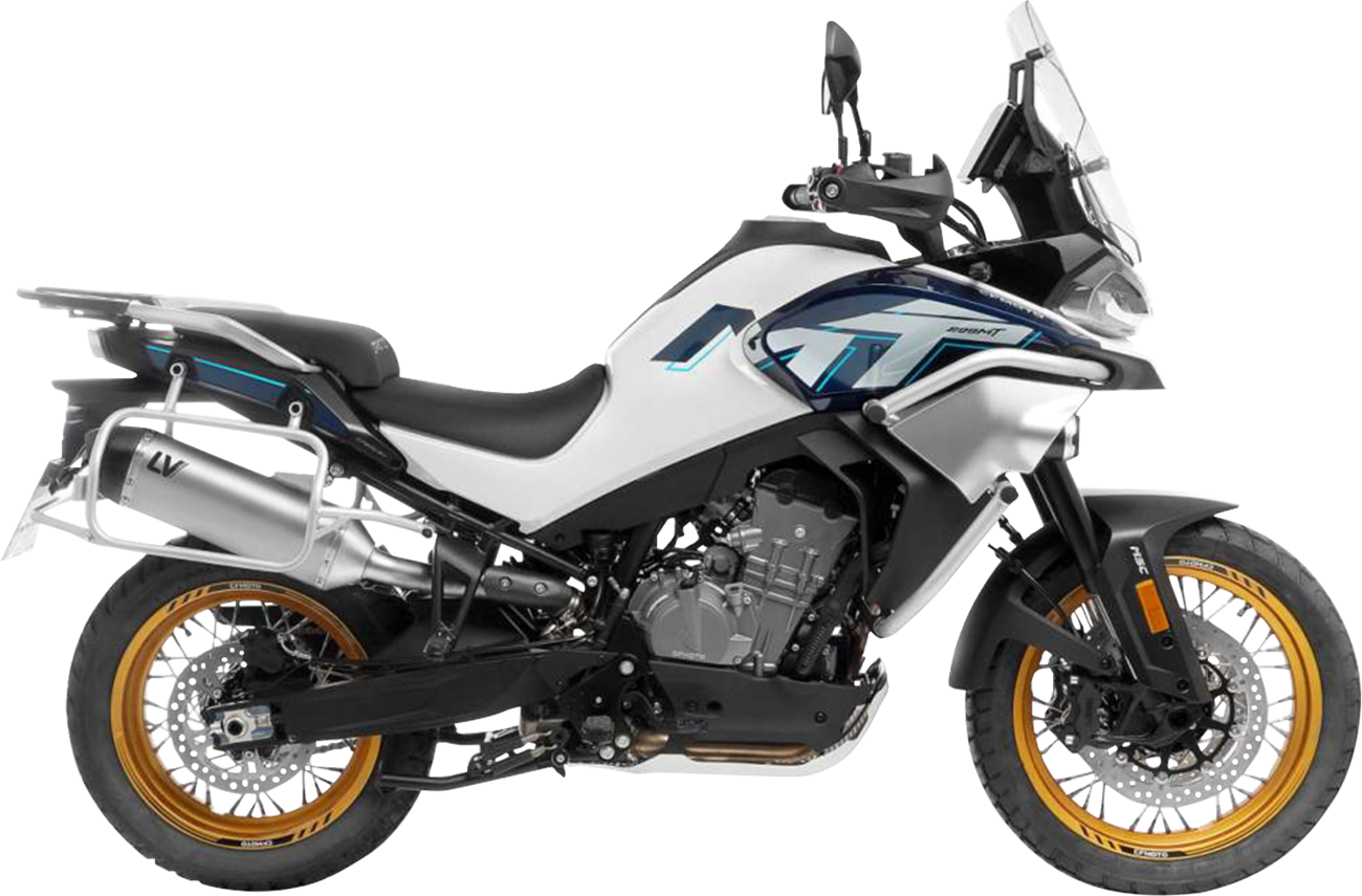 LEOVINCE LV-14 Slip-On Muffler - Stainless Steel - KTM/CF MOTO 790/800/890/901 15618U