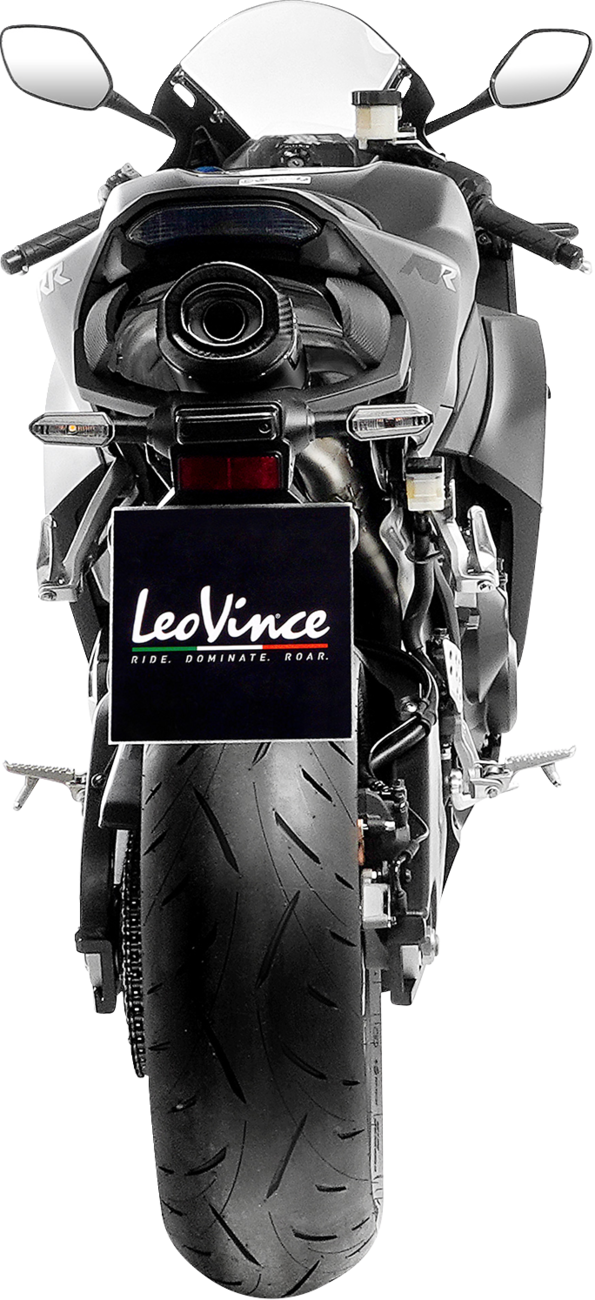 LEOVINCE LV One EVO Slip-On Muffler - Black - Honda CBR600RR 14460EBU