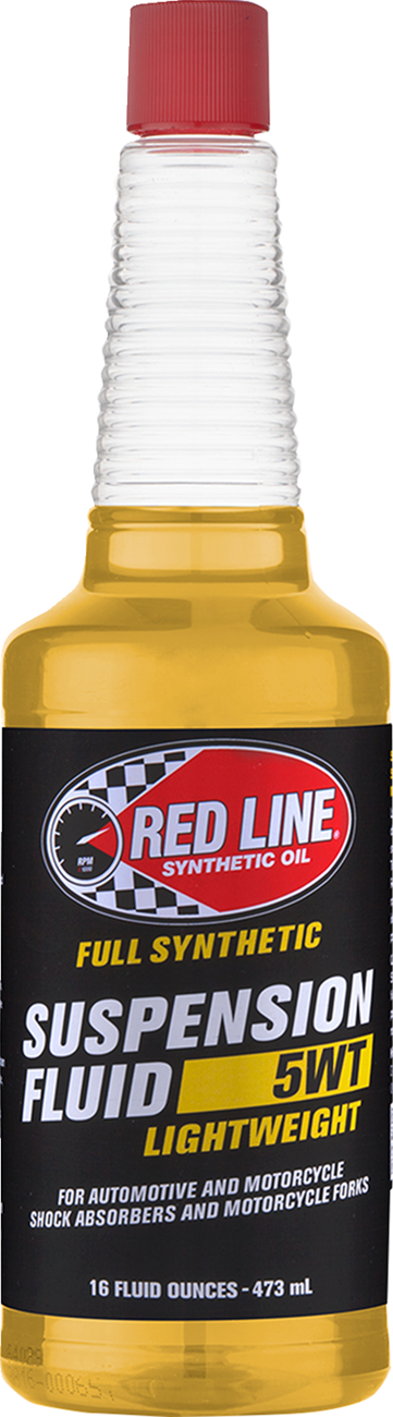 RED LINE SYNTHETIC OIL Lightweight Suspension Fluid 5wt - 16 fl oz – Part 91122