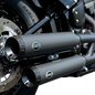 S&S CYCLE Grand National Slip-On Mufflers - Race - Black Ceramic - M8 Softail 550-0737