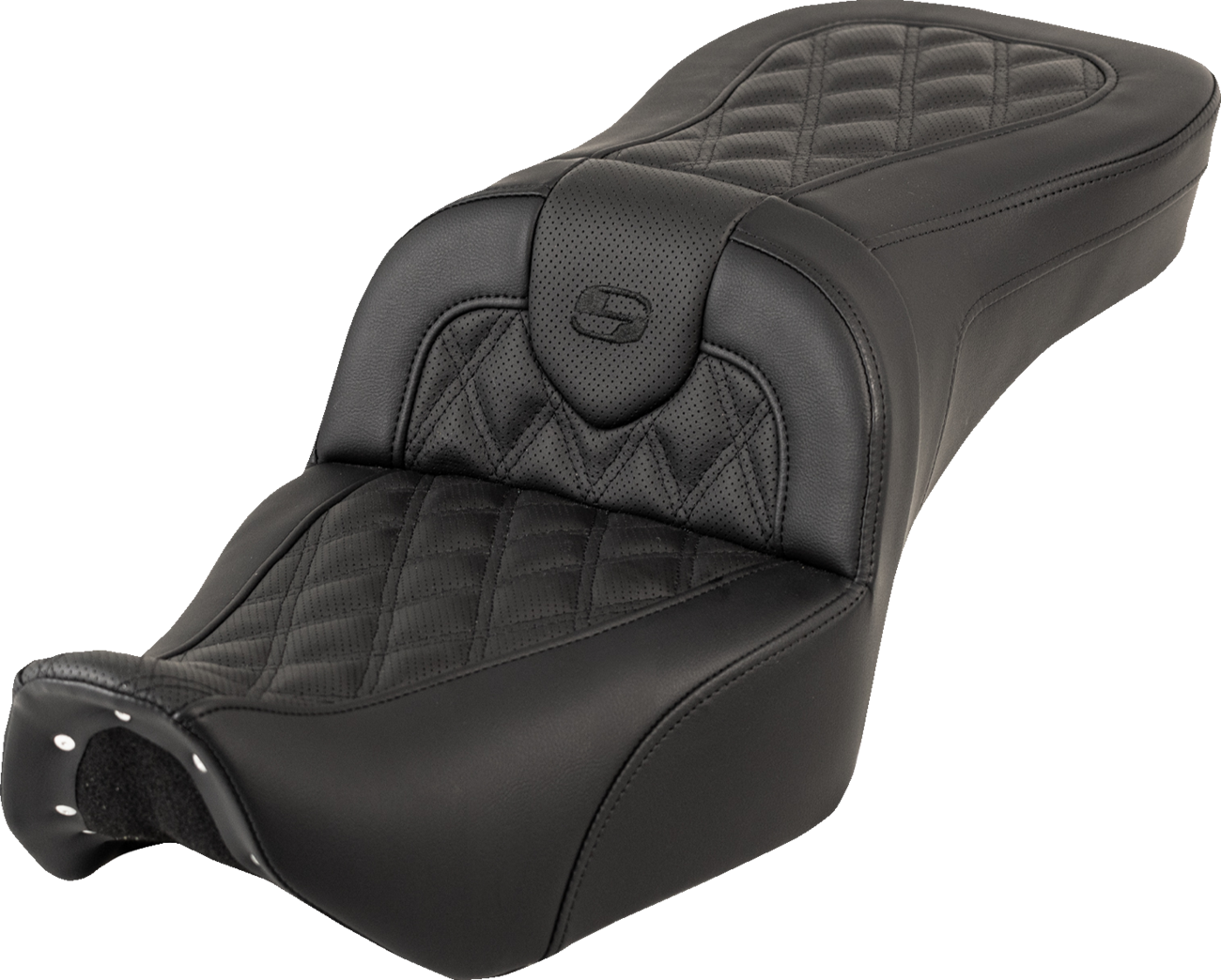 SADDLEMEN RoadSofa™ Seat - without Backrest - Lattice Stitch - RH975 '22-'25 822-11-182