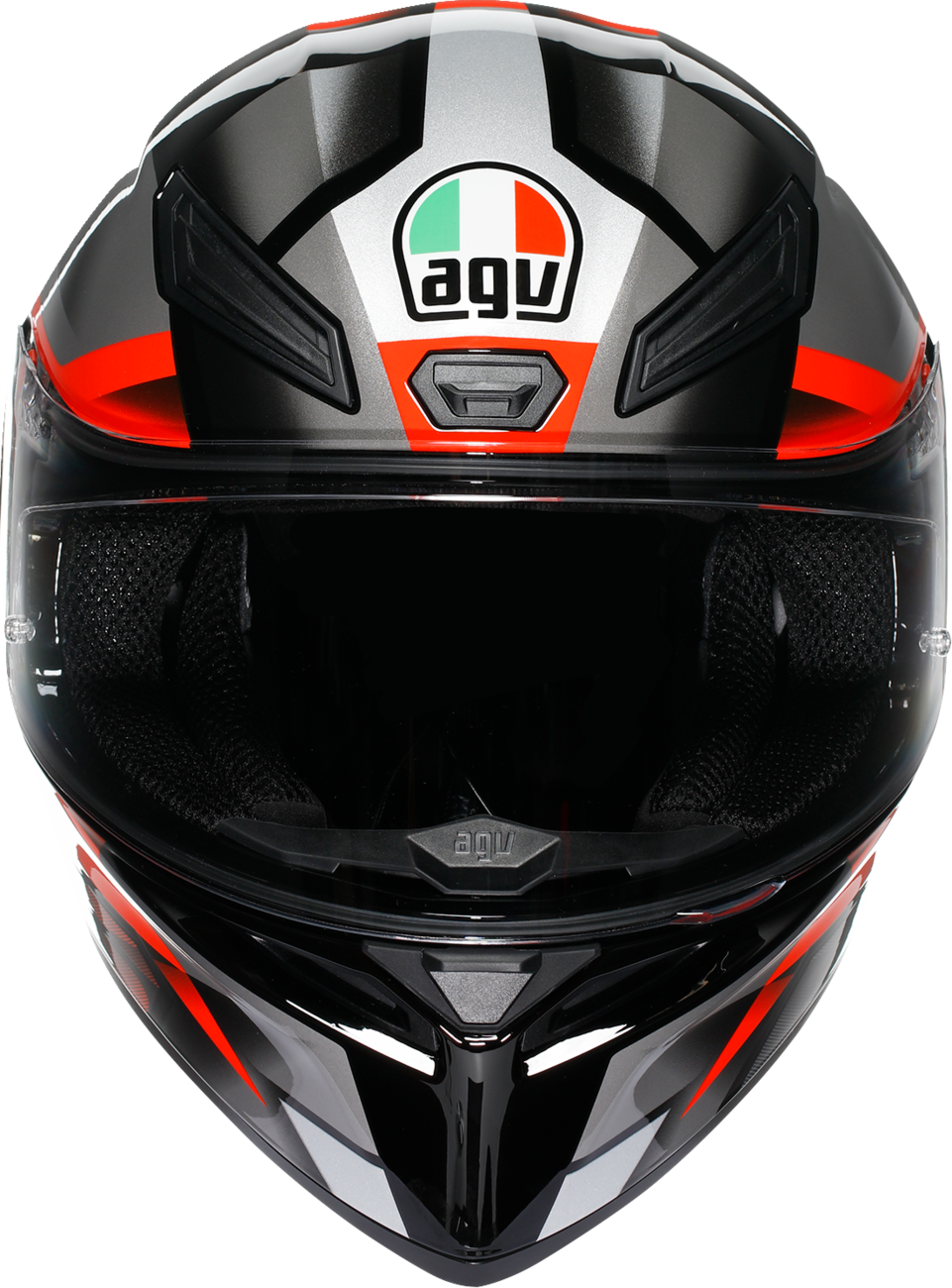 AGV K1 S Helmet - Fastlap - Black/Gray/Red - 2XL 21183940180642X