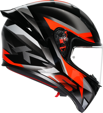 AGV K1 S Helmet - Fastlap - Black/Gray/Red - 2XL 21183940180642X