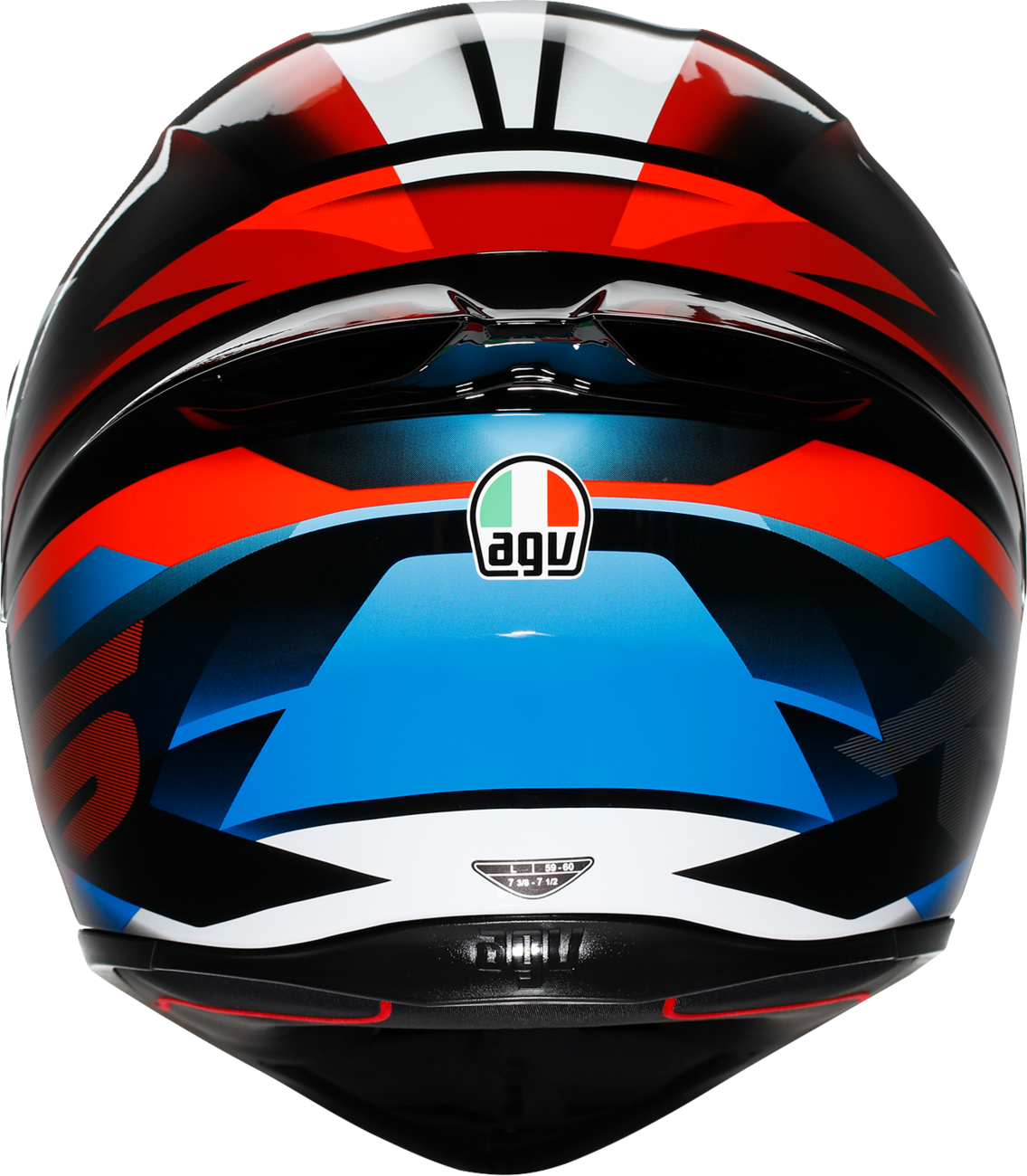 AGV K1 S Helmet - Fastlap - Black/Red/Blue - Small 2118394018066S