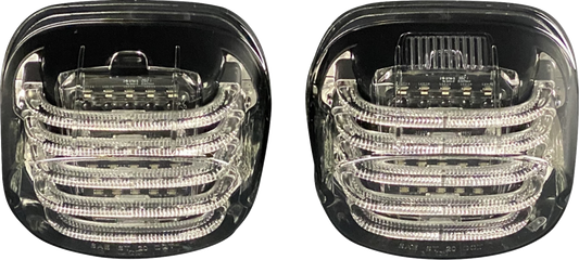 CUSTOM DYNAMICS ProBEAM® LED Taillight - Squareback - Smoke - FLRT/FLTRT TRIKE-KIT-3S