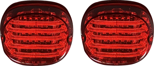 CUSTOM DYNAMICS ProBEAM® LED Taillight - Squareback - Red TRIKE-KIT-2R
