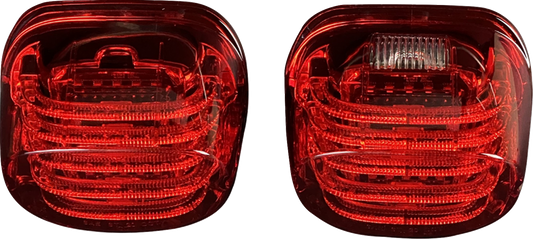 CUSTOM DYNAMICS ProBEAM® LED Taillight - Squareback - Red - FLRT/FLTRT TRIKE-KIT-3R