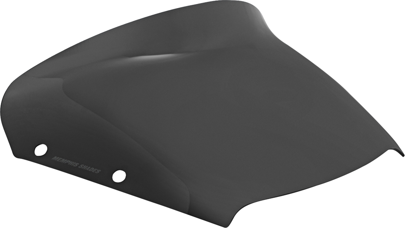 MEMPHIS SHADES Spoiler Windshield - 4" - Dark Black Smoke - FLHX MEP88810