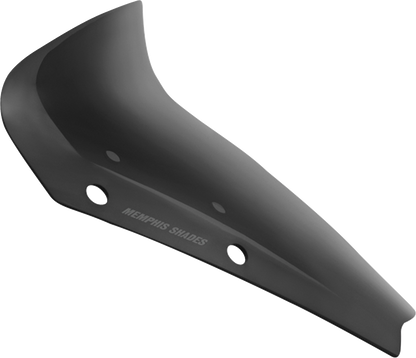 MEMPHIS SHADES Spoiler Windshield - 4" - Dark Black Smoke - FLHX MEP88810