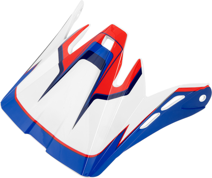 Z1R Child Dirt Maxx Peak Visor - Vortex Red/White/Blue - Part 0133-1738