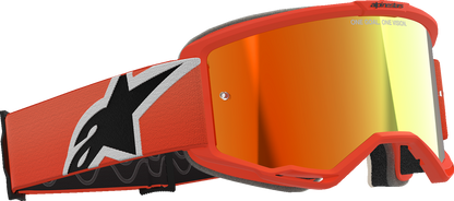 ALPINESTARS GOGGLES Vision 5 Goggle - Corp - Orange - Red Mirror Lens 5101825-480
